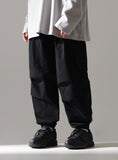 パーステップ(PERSTEP) OVERSTRING WASHING PANTS BLACK SMLP4439