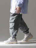 パーステップ(PERSTEP) OVERSTRING WASHING PANTS GRAY SMLP4439
