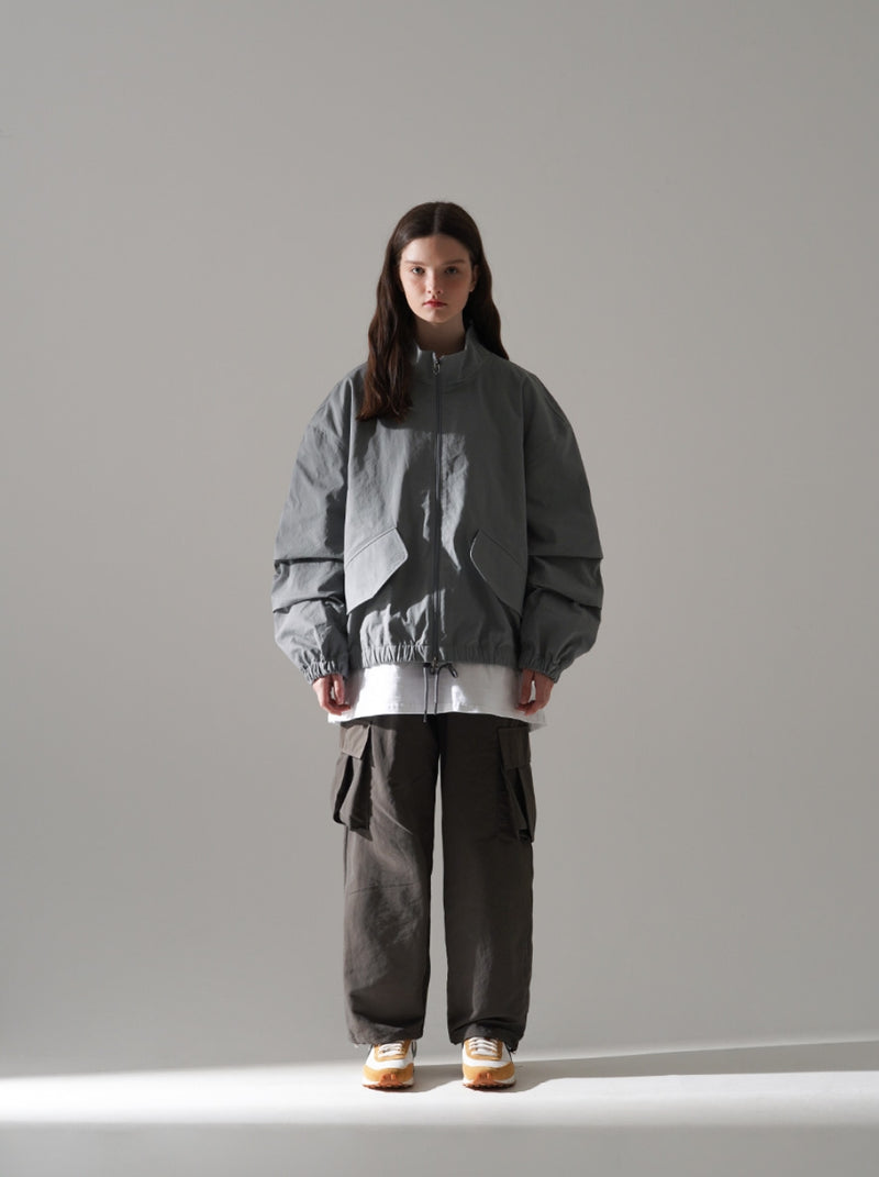 パーステップ(PERSTEP) OVERSTRING WASHING JACKET STONE GRAY SMOT4438