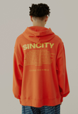 SINCITY (シンシティ) CHANGE THE WORLD HOODIE ORANGE