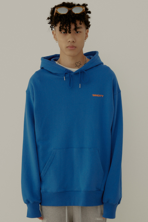 SINCITY (シンシティ) CHANGE THE WORLD HOODIE BLUE
