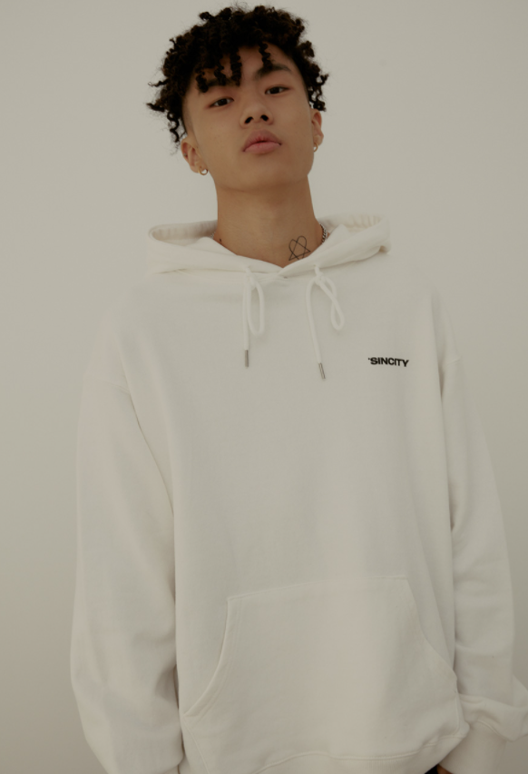 SINCITY (シンシティ) WIRE ANARCHY HOODIE WHITE
