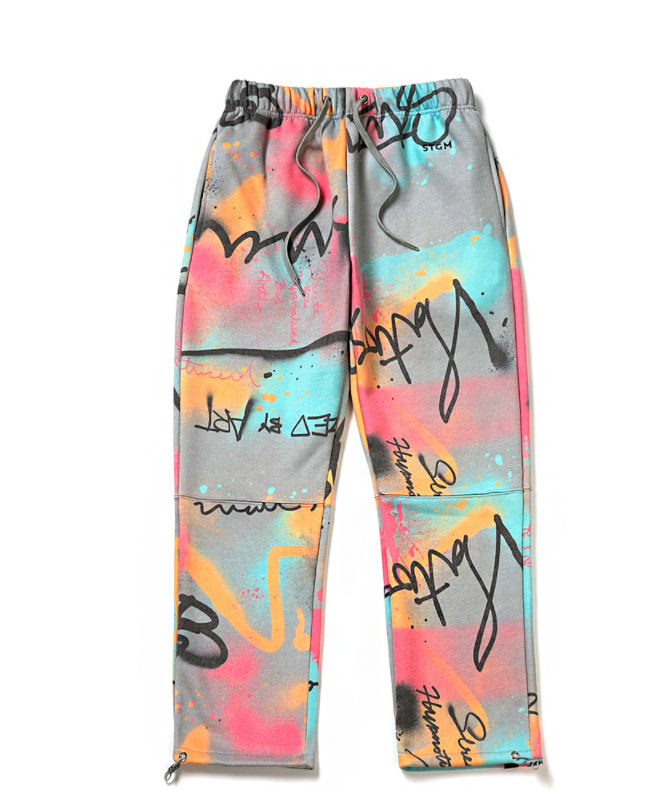 STIGMA(スティグマ)  21 PAINTING HEAVY SWEAT JOGGER PANTS MULTI