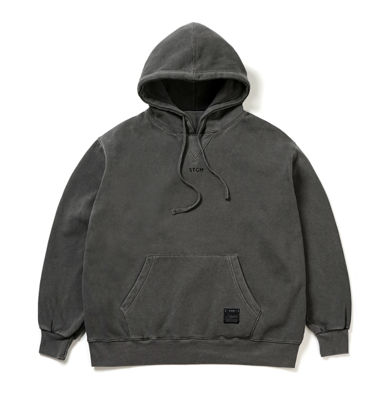 STIGMA(スティグマ)  21 PIGMENT OVERSIZED HEAVY SWEAT HOODIE DARK GREY