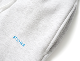 STIGMA(スティグマ)  21 TYPO HEAVY SWEAT JOGGER PANTS WHITE MELANGE