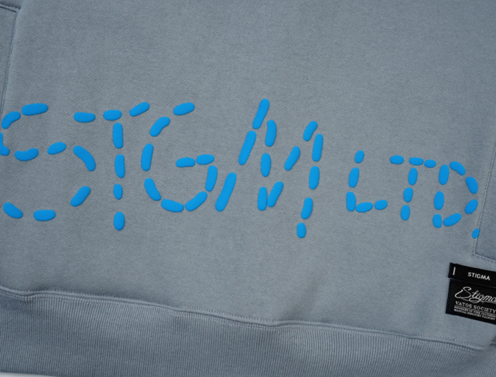 STIGMA(スティグマ) FLOWER OVERSIZED HEAVY SWEAT HOODIE BLUE STIGMA(スティグマ) FLOWER OVERSIZED HEAVY SWEAT HOODIE BLUE