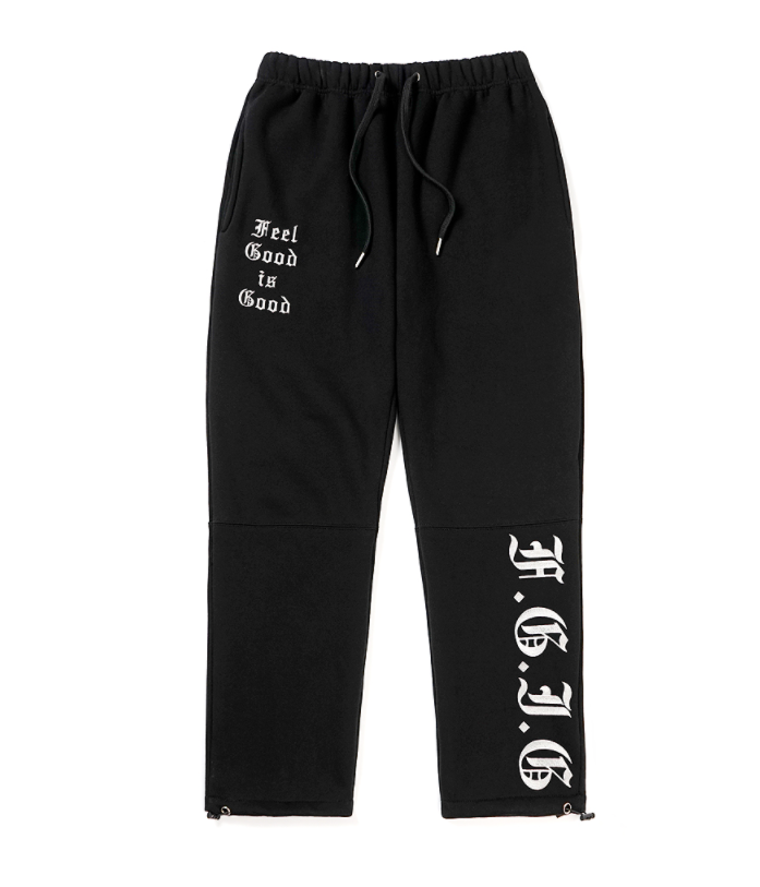 STIGMA(スティグマ)  GOTHIC FEEL GOOD HEAVY SWEAT JOGGER PANTS BLACK