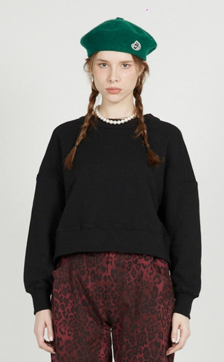 FM91.02 (エフエム91.02) WEST SWEAT SHIRTS_BLACK