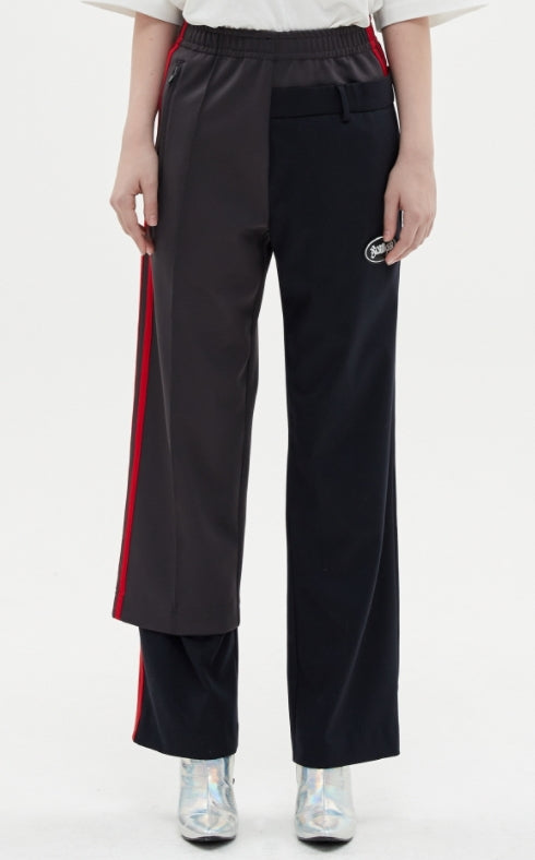 MMIC(エムエムアイシー) HALF&HALF TRACK SLACKS