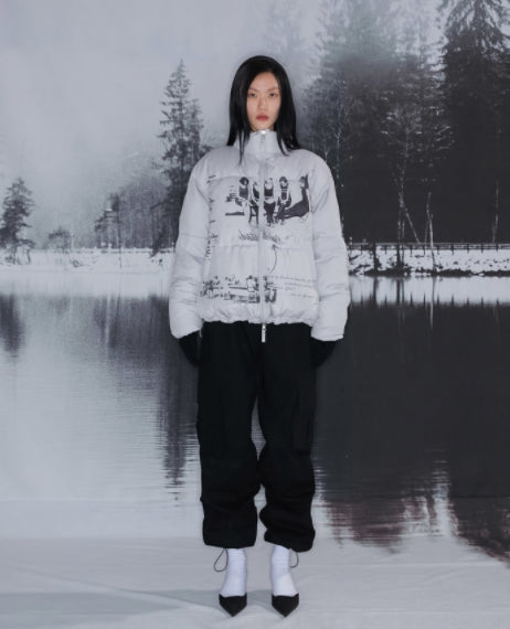 nache(ナチェ)   SMUDGE REVERSIBLE PADDING (UNISEX)