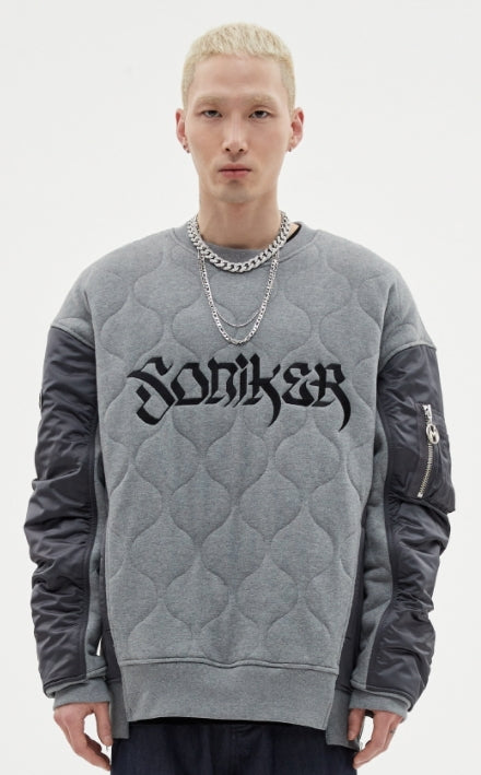 MMIC(エムエムアイシー) SONIKER QUILTED MA1 SWEATSHIRT