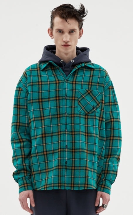 MMIC(エムエムアイシー) VANISHER CHECK OVERFIT SHIRT