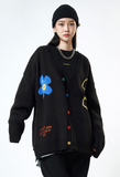 STIGMA(スティグマ)  CARNIVAL OVERSIZED KNIT CARDIGAN BLACK