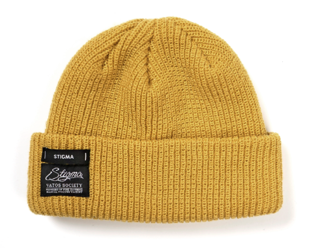 STIGMA(スティグマ)  21 SMILE SHORT BEANIE MUSTARD