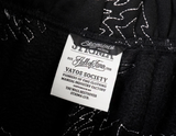 STIGMA(スティグマ)  STITCHED TYPO HEAVY SWEAT JOGGER PANTS BLACK MULTI