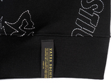 STIGMA(スティグマ)  STITCHED TYPO OVERSIZED HEAVY SWEAT HOODIE BLACK MULTI