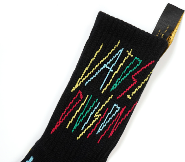 STIGMA(スティグマ)  RAINBOW SKATE SOCKS BLACK