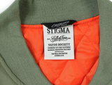 STIGMA(スティグマ)  21 FLAME OVERSIZED MA-1 JACKET LIGHT KHAKI