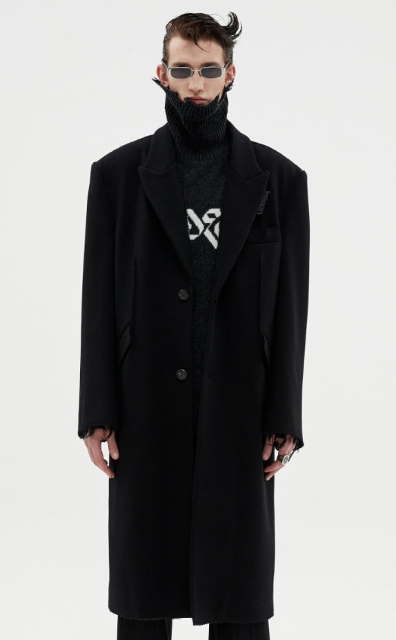 MMIC(エムエムアイシー) OVERFIT CUT OUT LONG COAT