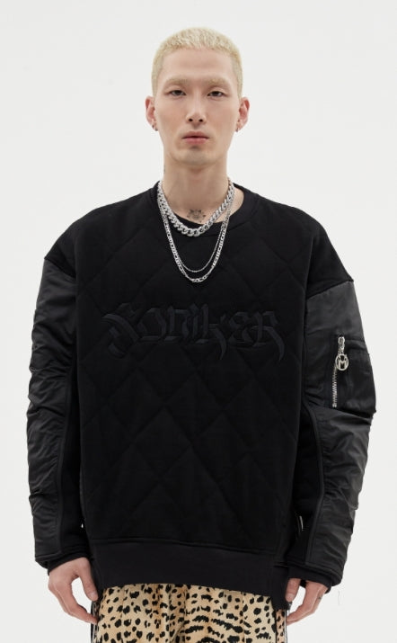 MMIC(エムエムアイシー) SONIKER QUILTED MA1 SWEATSHIRT