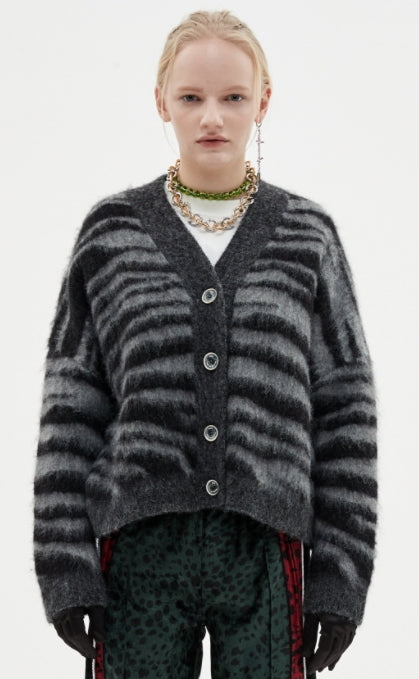 MMIC(エムエムアイシー) ZEBRA BRUSH CARDIGAN