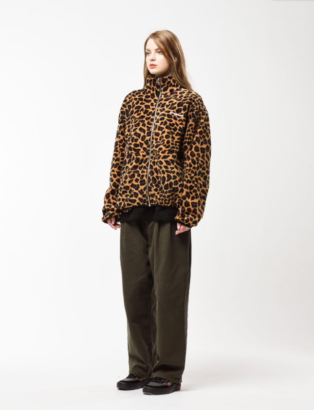シディスコンマ(SHETHISCOMMA) LEOPARD FLEECE JK