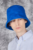 VARZAR(バザール) Stud Drop Over Fit Bucket Hat Blue