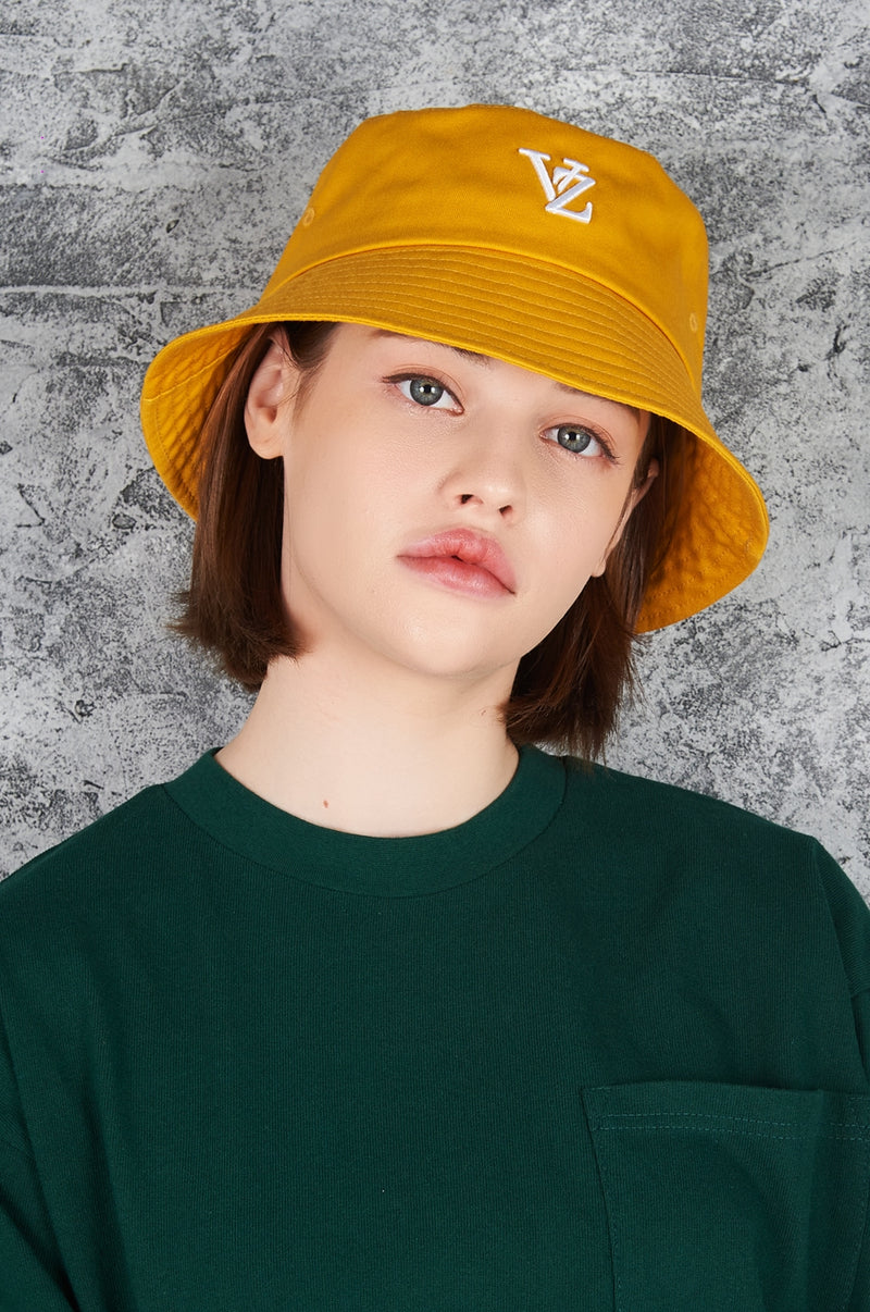 VARZAR(バザール) 3D Monogram Color Bucket Hat Yellow