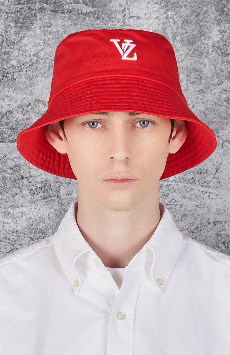 VARZAR(バザール) 3D Monogram Color Bucket Hat Red