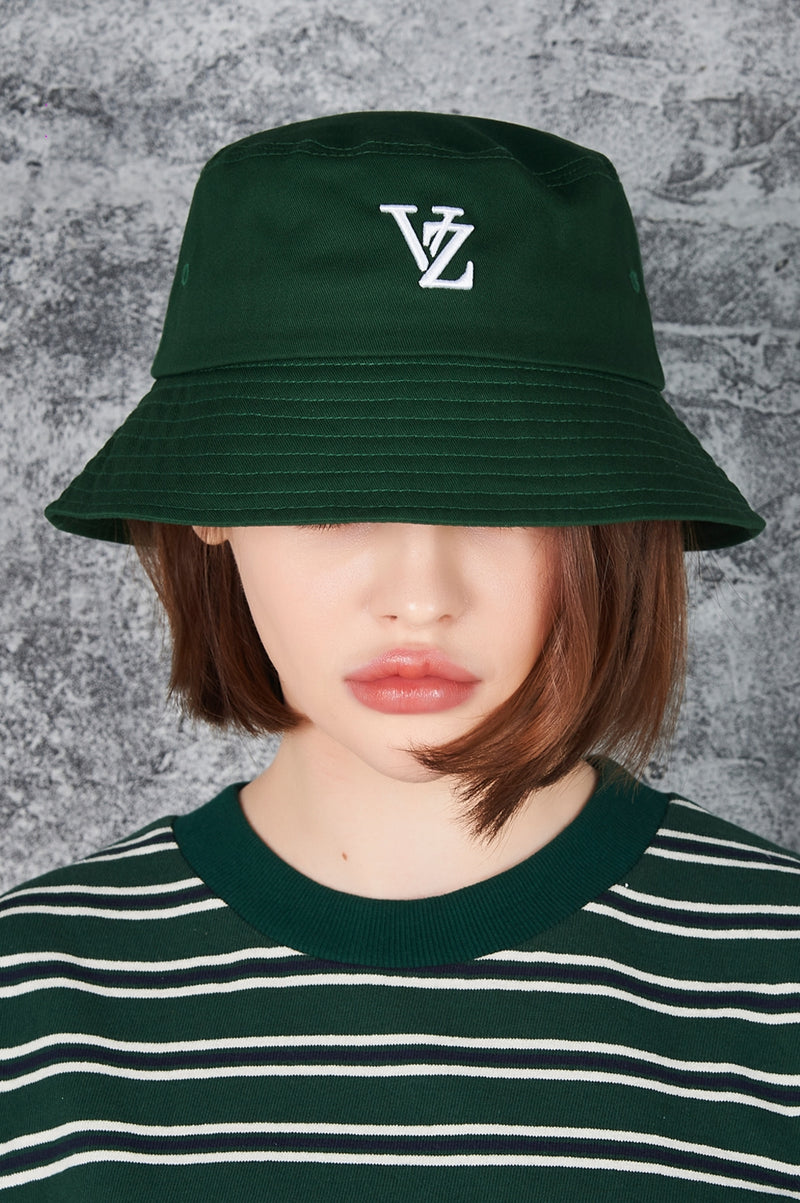 VARZAR(バザール) 3D Monogram Color Bucket Hat Green