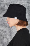 VARZAR(バザール) Monogram Label Color Bucket Hat Black