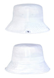 VARZAR(バザール) Monogram Label Color Bucket Hat White