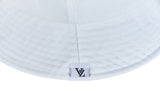 VARZAR(バザール) Monogram Label Color Bucket Hat White