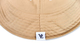 VARZAR(バザール) Monogram Label Color Bucket Hat Beige