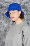 VARZAR(バザール) Monogram Label Color Bucket Hat Blue