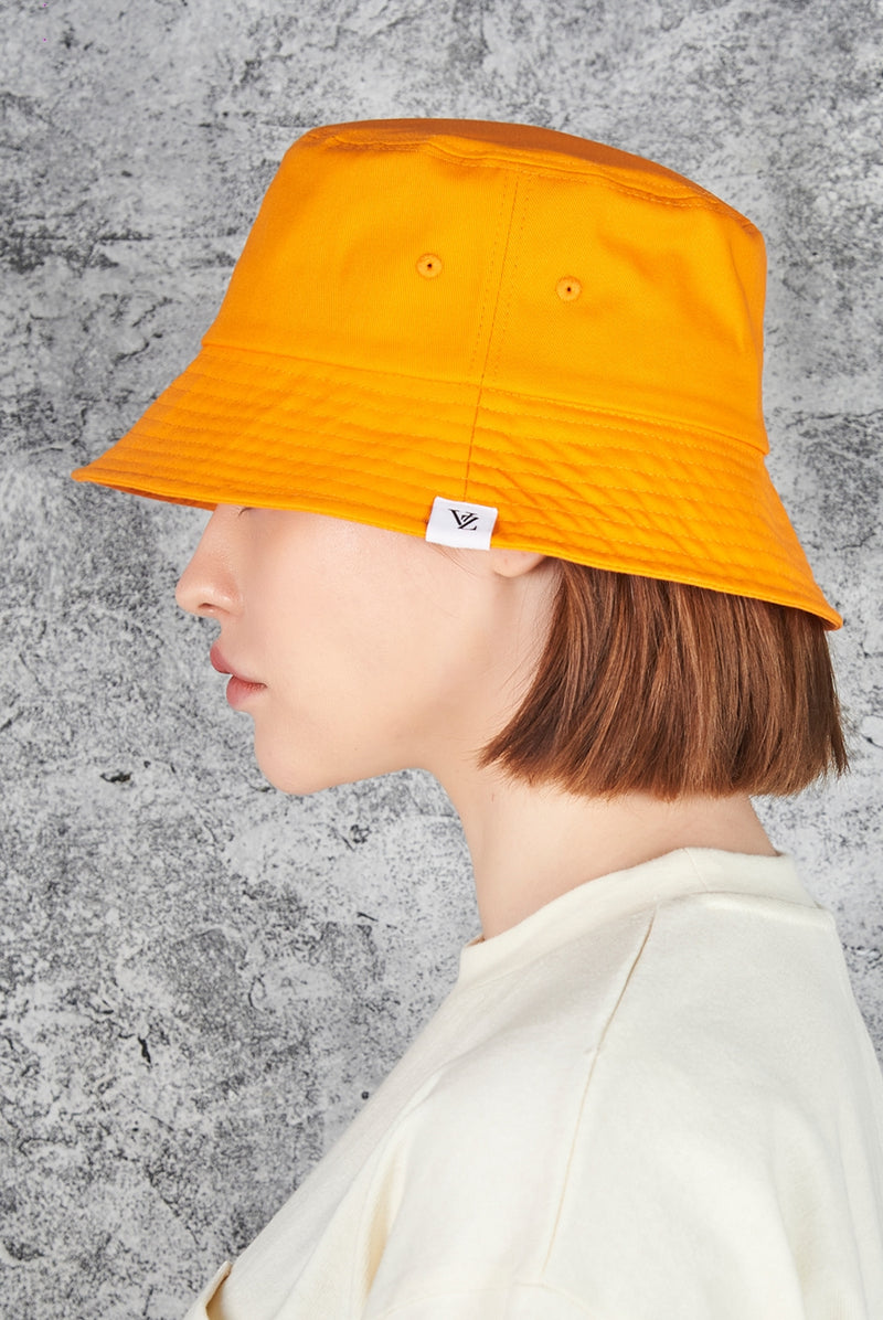 VARZAR(バザール) Monogram Label Color Bucket Hat Orange