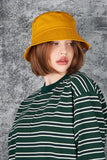 VARZAR(バザール) Monogram Label Color Bucket Hat Yellow