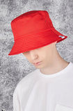 VARZAR(バザール) Monogram Label Color Bucket Hat Red