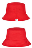 VARZAR(バザール) Monogram Label Color Bucket Hat Red