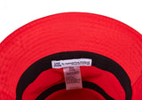 VARZAR(バザール) Monogram Label Color Bucket Hat Red