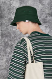 VARZAR(バザール) Monogram Label Color Bucket Hat Green