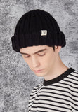 VARZAR(バザール) Monogram Label Long Beanie Black