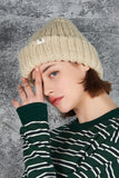 VARZAR(バザール) Monogram Label Long Beanie Ivory