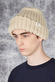 VARZAR(バザール) Monogram Label Long Beanie Ivory