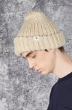 VARZAR(バザール) Monogram Label Long Beanie Ivory