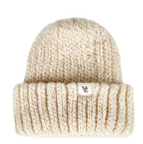 VARZAR(バザール) Monogram Label Long Beanie Ivory