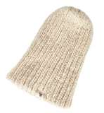 VARZAR(バザール) Monogram Label Long Beanie Ivory