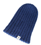 VARZAR(バザール) Monogram Label Long Beanie Navy