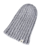 VARZAR(バザール) Monogram Label Long Beanie Gray