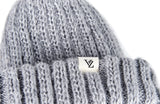 VARZAR(バザール) Monogram Label Long Beanie Gray